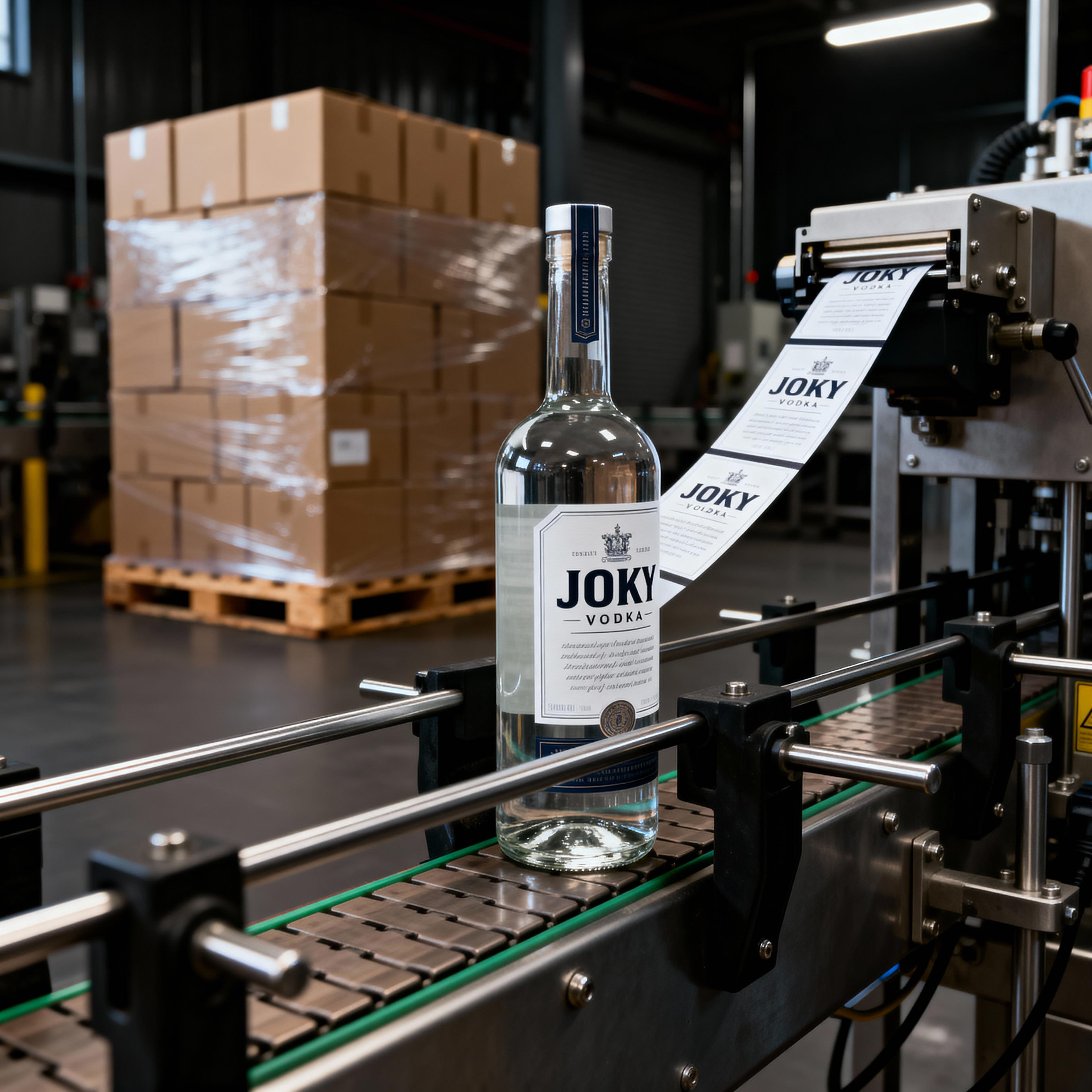 Private label bottling and delivery process